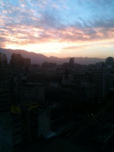 Amanhecer na plaza de armas